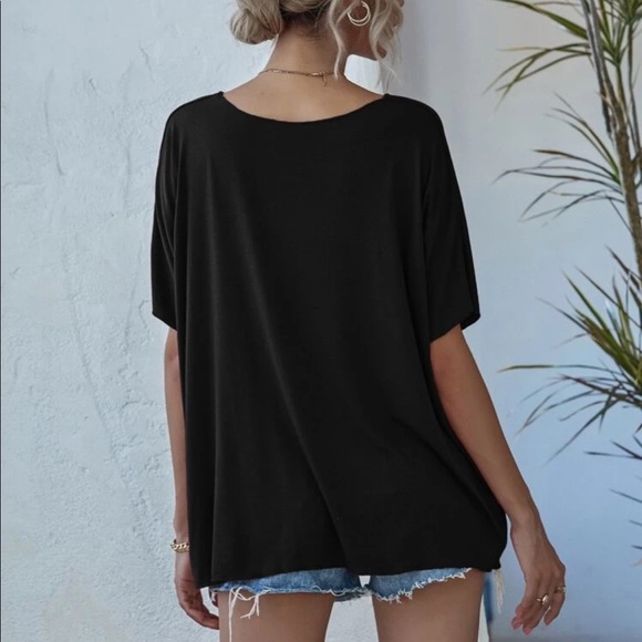 Loose fit V neck blouse - Picture 2 of 7